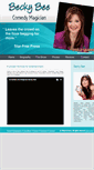 Mobile Screenshot of laughwithbeckybee.com